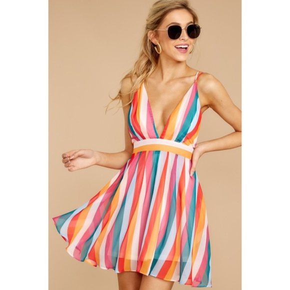 rainbow summer dresses